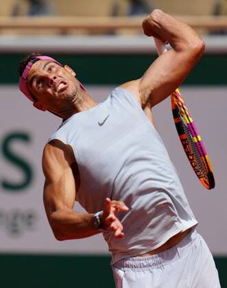 Mandatory Credit: Photo by Javier Garcia BPI Shutterstock (11976928cu) Rafael Nadal practices French Open Tennis, Friday Previews, Roland Garros, Paris, France - 28 May 2021 French Open Tennis, Friday Previews, Roland Garros, Paris, France - 28 May 2021  Copyright: xJavierxGarcia BPI Shutterstockx 11976928cu