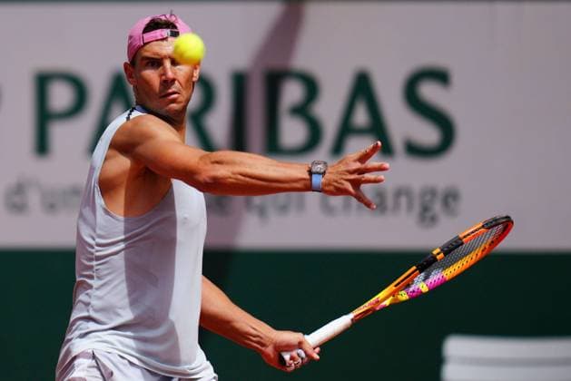 Sport Bilder des Tages Mandatory Credit: Photo by Javier Garcia BPI Shutterstock (11976928cx) Rafael Nadal practices French Open Tennis, Friday Previews, Roland Garros, Paris, France - 28 May 2021 French Open Tennis, Friday Previews, Roland Garros, Paris, France - 28 May 2021  Copyright: xJavierxGarcia BPI Shutterstockx 11976928cx