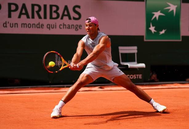 Mandatory Credit: Photo by Javier Garcia BPI Shutterstock (11976928cq) Rafael Nadal practices French Open Tennis, Friday Previews, Roland Garros, Paris, France - 28 May 2021 French Open Tennis, Friday Previews, Roland Garros, Paris, France - 28 May 2021  Copyright: xJavierxGarcia BPI Shutterstockx 11976928cq