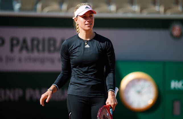 May 28, 2021: Angelique Kerber of Germany during practicee ahead of the 2021 Roland Garros Grand Slam Tournament - ZUMAa181 20210528_zaa_a181_074 Copyright: xRobxPrangex