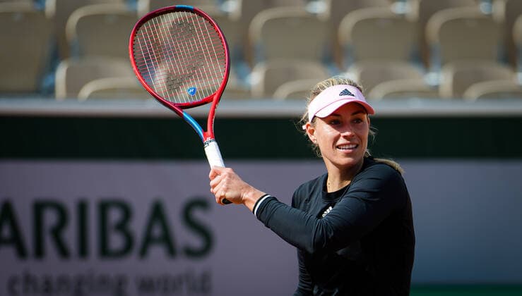 May 28, 2021: Angelique Kerber of Germany during practicee ahead of the 2021 Roland Garros Grand Slam Tournament - ZUMAa181 20210528_zaa_a181_077 Copyright: xRobxPrangex