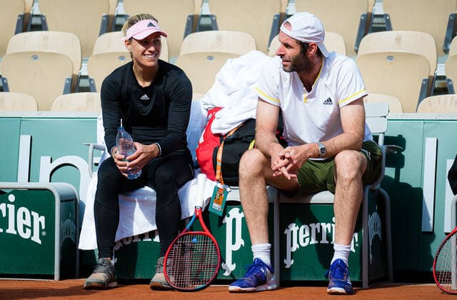 May 28, 2021: Angelique Kerber of Germany with coach Torben Beltz during practice ahead of the 2021 Roland Garros Grand Slam Tournament - ZUMAa181 20210528_zaa_a181_078 Copyright: xRobxPrangex