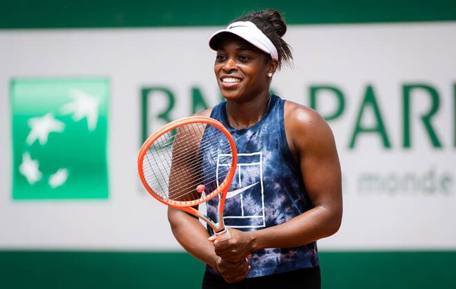 May 28, 2021: Sloane Stephens of the United States during practice ahead of the 2021 Roland Garros Grand Slam Tournament - ZUMAa181 20210528_zaa_a181_123 Copyright: xRobxPrangex