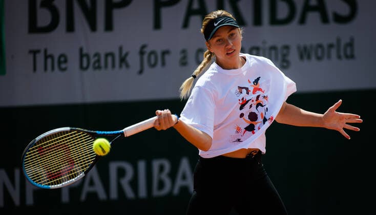 May 28, 2021: Anastasia Potapova of Russia during practice ahead of the 2021 Roland Garros Grand Slam Tournament - ZUMAa181 20210528_zaa_a181_140 Copyright: xRobxPrangex