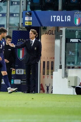 Photo Alessandro Tocco - LaPresse May 28, 2021 Cagliari - Sardinia - Italy soccer Italia vs San Marino - Friendly match - Sardegna Arena Stadium in Cagliari In the pic:Commissario Tecnico Italia Roberto Mancini  Copyright: xAlessandroxTocco LaPressex
