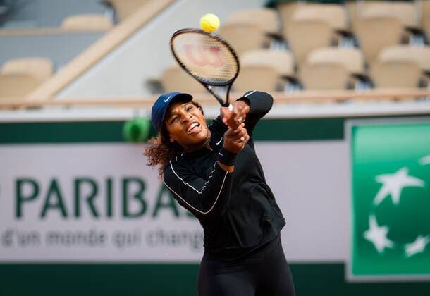 Mandatory Credit: Photo by Rob Prange Shutterstock (11977004h) Serena Williams of the United States during practice ahead of the 2021 Roland Garros Grand Slam Tournament French Open Tennis, Saturday Previews, Roland Garros, Paris, France - 29 May 2021 French Open Tennis, Saturday Previews, Roland Garros, Paris, France - 29 May 2021  Copyright: xRobxPrange Shutterstockx 11977004h