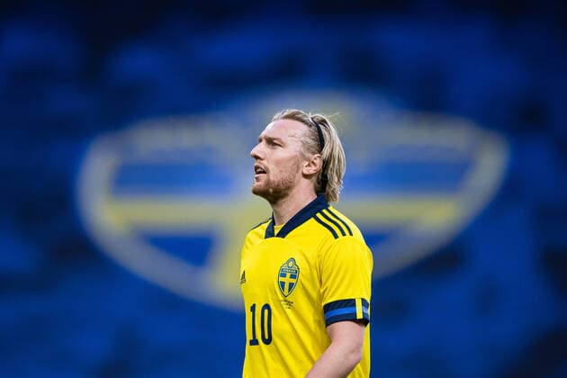 210529 Emil Forsberg of Sweden during the International Friendly, Länderspiel, Nationalmannschaft football match between Sweden and Finland on May 29, 2021 in Stockholm. Photo: Joel Marklund BILDBYRAN kod JM MT0180 bbeng fotboll football soccer fotball träningslandskamp landskamp international friendly sverige sweden sverige a finland *** 210529 Emil Forsberg of Sweden during the international friendly football match between Sweden and Finland on May 29, 2021 in Stockholm Photo Joel Marklund BILDBYRAN kod JM MT0180 bbeng fotboll football soccer fotball träningslandskamp landskamp international friendly sverige sweden sverige a finland,  Copyright: JOELxMARKLUND BB210529JM086