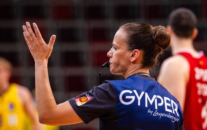 Anne Panther (Referee) 1. Basketball Bundesliga easyCredit BBL: MHP RIESEN Ludwigsburg - Bayern Muenchen am 29.05.2021 in Ludwigsburg (MHPArena), Baden-Wuerttemberg, Deutschland Ludwigsburg. 29.05.21 Basketball , 29.05.2021, Ludwigsburg (Deutschland)