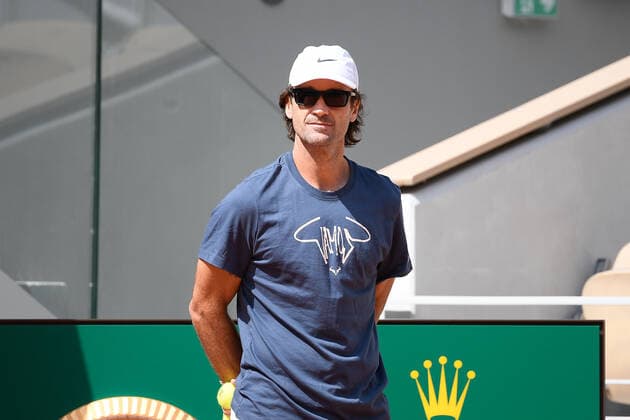 29.05.20121 Paris France, Tennis French Open Roland Garros 2021 v.l., Coach Carlos Moya (ESP) *** 29 05 20121 Paris France, Tennis French Open Roland Garros 2021 v l , Coach Carlos Moya ESP Copyright: Foto:xHMBxMedia