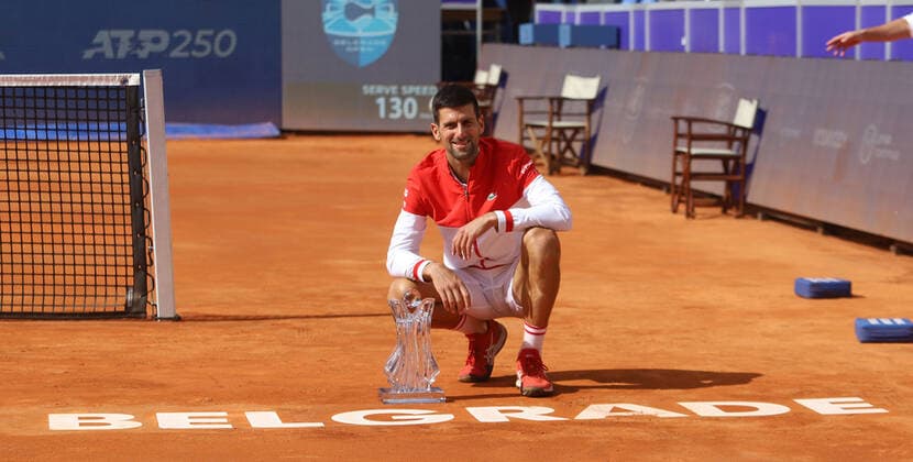29.05.2021 Belgrade(Serbia) ATP, Tennis Herren Belgrade Open men s tennis singles final Novak Djokovic winner of the tournament :Str