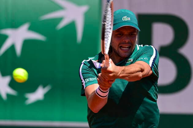 Gregoire Barrere (Fra) TENNIS : Internationaux de France Roland Garros 2021 - Paris - 30 05 2021 JBAutissier Panoramic 