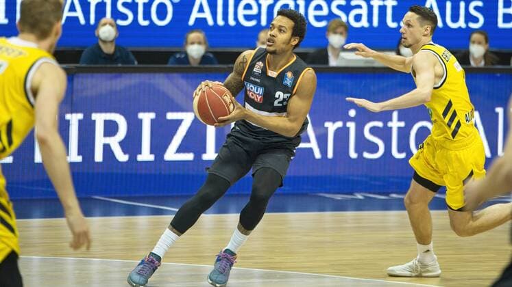 Troy Caupain - Ulm 23, 30.05.2021, BBL, Alba Berlin vs Ratiopharm Ulm, in der Mercedes Benz Arena, GER, Berlin, 30.05.2021, BBL, Alba vs Ratiopharm Ulm Berlin Copyright: xUwexKoch Eibner-Pressefotox EP_UKH