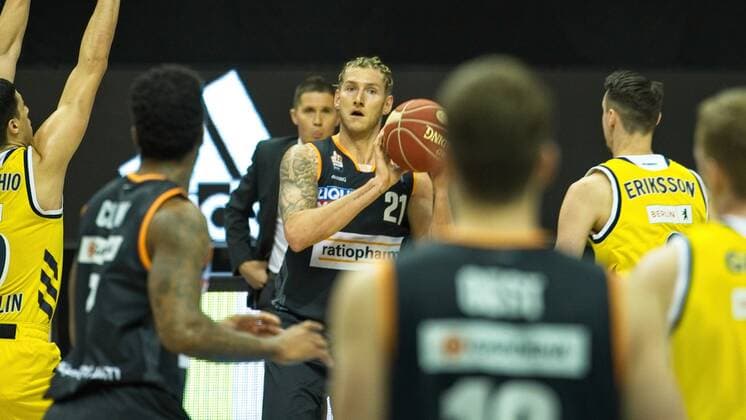 Dylan Osetkowski - Ulm 21, 30.05.2021, BBL, Alba Berlin vs Ratiopharm Ulm, in der Mercedes Benz Arena, GER, Berlin, 30.05.2021, BBL, Alba vs Ratiopharm Ulm Berlin Copyright: xUwexKoch Eibner-Pressefotox EP_UKH