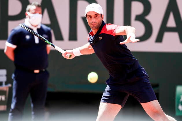 TENNIS - ATP, Tennis Herren French Open 2021 PARIS,FRANCE,30.MAY.20 - TENNIS - ATP World Tour, French Open, Roland Garros, Grand Slam. Image shows Pablo Andujar (ESP).  GEPAxpictures xPatrickxSteiner