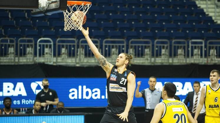 Dylan Osetkowski - Ulm 21, 30.05.2021, BBL, Alba Berlin vs Ratiopharm Ulm, in der Mercedes Benz Arena, GER, Berlin, 30.05.2021, BBL, Alba vs Ratiopharm Ulm Berlin Copyright: xUwexKoch Eibner-Pressefotox EP_UKH