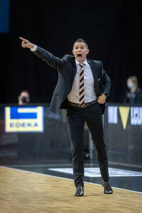 Basketball Berlin 30.05.2021 1. Bundesliga easyCredit BBL Saison 2020 2021 Playoffs Halbfinale Spiel 1 Alba Berlin - ratiopharm Ulm Jaka Lakovic (Ulm, Trainer)