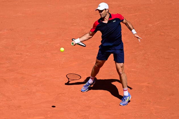 Pablo Andujar (Esp) TENNIS : Internationaux de France Roland Garros 2021 - Paris - 30 05 2021 JBAutissier Panoramic 