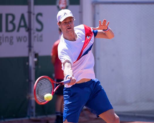 Yannick Hanfmann (GER) Tennis - French Open 2021 - Grand Slam - Roland Garros - Paris - - France - 30 May 2021. Copyright: xJuergenxHasenkopfx