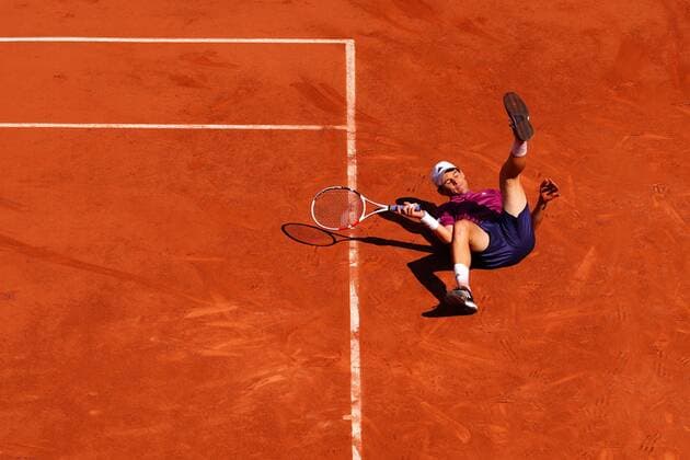 Sport Bilder des Tages Mandatory Credit: Photo by Javier Garcia BPI Shutterstock (11977037ie) Dominic Thiem during his first round match French Open Tennis, Day One, Roland Garros, Paris, France - 30 May 2021 French Open Tennis, Day One, Roland Garros, Paris, France - 30 May 2021  Copyright: xJavierxGarcia BPI Shutterstockx 11977037ie