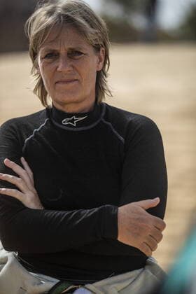 Mandatory Credit: Photo by Sam Bloxham Motorsport Images Shutterstock (11985969aq) Jutta Kleinschmidt (GER), ABT CUPRA XE during the 2021 Extreme E Ocean X Prix 2021 XE Ocean X Prix, Lac Rose, Dakar, Senegal - 30 May 2021 2021 XE Ocean X Prix, Lac Rose, Dakar, Senegal - 30 May 2021  Copyright: xSamxBloxham MotorsportxImages Shutterstockx 11985969aq