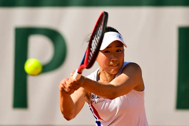 Nao Hibino (jpn) TENNIS : Internationaux de France Roland Garros 2021 - Paris - 30 05 2021 JBAutissier Panoramic 