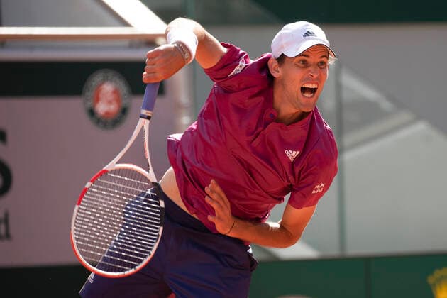 Dominic Thiem (AUT) Tennis - French Open 2021 - Grand Slam - Roland Garros - Paris - - France - 30 May 2021. Copyright: xJuergenxHasenkopfx