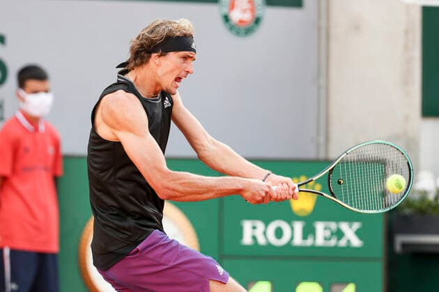 TENNIS - ATP, Tennis Herren French Open 2021 PARIS,FRANCE,30.MAY.20 - TENNIS - ATP World Tour, French Open, Roland Garros, Grand Slam. Image shows Alexander Zverev (GER).  GEPAxpictures xPatrickxSteiner