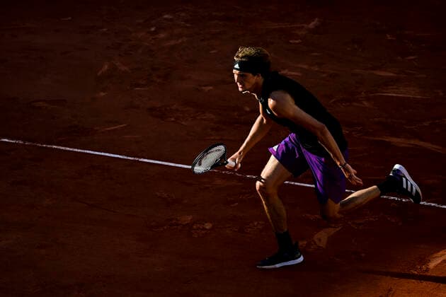 Alexander Zverev (Ger) TENNIS : Internationaux de France Roland Garros 2021 - Paris - 30 05 2021 JBAutissier Panoramic 