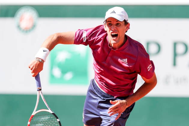 TENNIS - ATP, Tennis Herren French Open 2021 PARIS,FRANCE,30.MAY.20 - TENNIS - ATP World Tour, French Open, Roland Garros, Grand Slam. Image shows Dominic Thiem (AUT).  GEPAxpictures xPatrickxSteiner