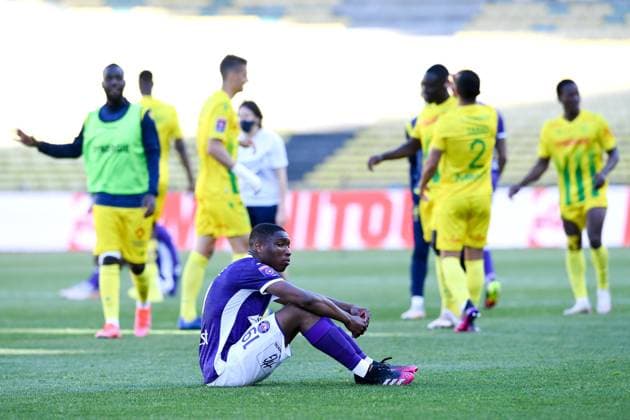 DECEPTION - 19 BAFODE DIAKITE (TOU) FOOTBALL : Nantes vs Toulouse - Barrage - Ligue 1 Uber Eats - 30 05 2021 FEP Panoramic 