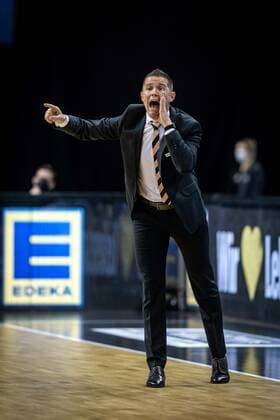 Basketball Berlin 30.05.2021 1. Bundesliga easyCredit BBL Saison 2020 2021 Playoffs Halbfinale Spiel 1 Alba Berlin - ratiopharm Ulm Jaka Lakovic (Ulm, Trainer)