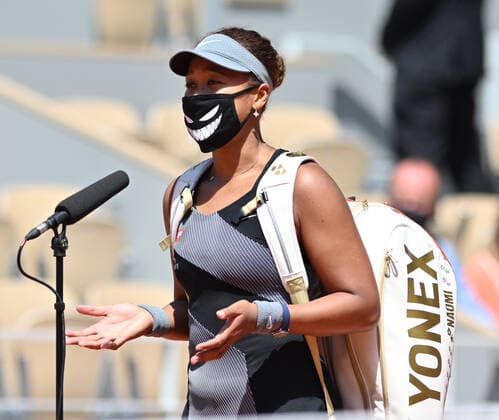 30.05.2021 Paris France, Tennis French Open Roland Garros 2021 v.l., Naomi Osaka (JAP)