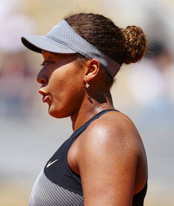 Mandatory Credit: Photo by Javier Garcia BPI Shutterstock (11977037qe) Naomi Osaka during her first round match French Open Tennis, Day One, Roland Garros, Paris, France - 30 May 2021 French Open Tennis, Day One, Roland Garros, Paris, France - 30 May 2021  Copyright: xJavierxGarcia BPI Shutterstockx 11977037qe