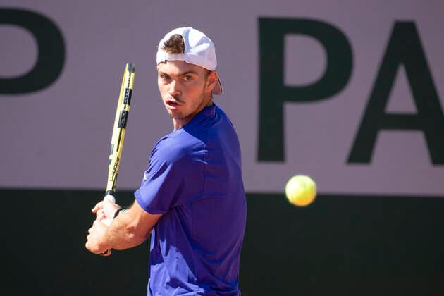 Sport Bilder des Tages Maximilian Marterer (GER) Tennis - French Open 2021 - Grand Slam - Roland Garros - Paris - - France - 31 May 2021. Copyright: xJuergenxHasenkopfx