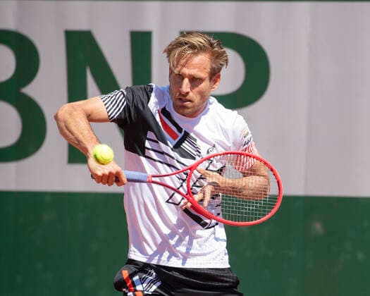 Peter Gojowczyk (GER) Tennis - French Open 2021 - Grand Slam - Roland Garros - Paris - - France - 31 May 2021. Copyright: xJuergenxHasenkopfx