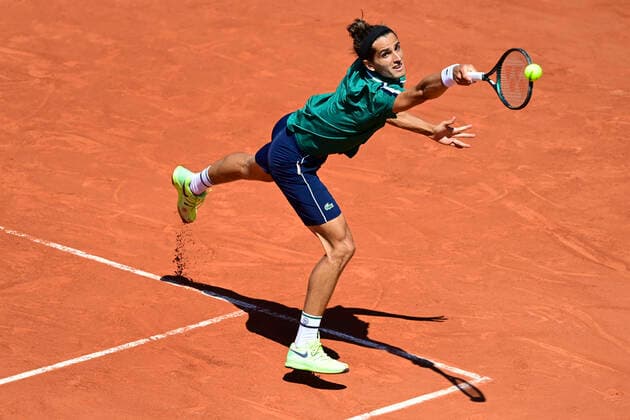 Pierre Hugues Herbert (Fra) TENNIS : Internationaux de France Roland Garros 2021 - Paris - 31 05 2021 JBAutissier Panoramic 