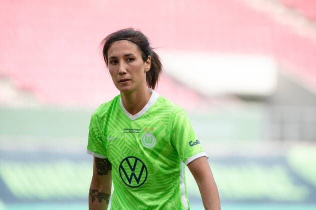 Sara Doorsoun (VfL Wolfsburg), GER, Eintracht Frankfurt vs. VfL Wolfsburg, 30.05.2021, Frauen DFB Pokal Finale, Spielzeit 2020 2021 DFB REGULATIONS PROHIBIT ANY USE OF PHOTOGRAPHS AS IMAGE SEQUENCES AND OR QUASI-VIDEO GER, Eintracht Frankfurt vs. VfL Wolfsburg, 30.05.2021, Frauen DFB Pokal Finale, Spielzeit 2020 2021 Koeln Copyright: xEibnerxPressefoto MichaelxMemmlerx EP_MMR