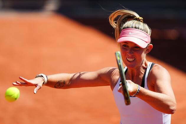 Mandatory Credit: Photo by Javier Garcia BPI Shutterstock (11977038ea) Storm Sanders during her first round match French Open Tennis, Day Two, Roland Garros, Paris, France - 31 May 2021 French Open Tennis, Day Two, Roland Garros, Paris, France - 31 May 2021  Copyright: xJavierxGarcia BPI Shutterstockx 11977038ea