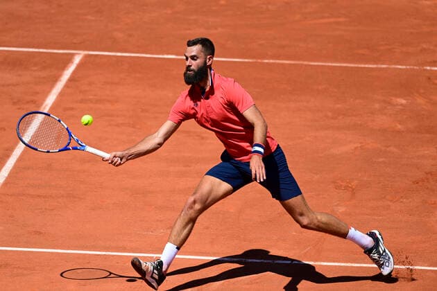 Benoit Paire (Fra) TENNIS : Internationaux de France Roland Garros 2021 - Paris - 31 05 2021 JBAutissier Panoramic 