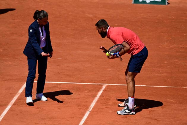 Benoit Paire (Fra) TENNIS : Internationaux de France Roland Garros 2021 - Paris - 31 05 2021 JBAutissier Panoramic 