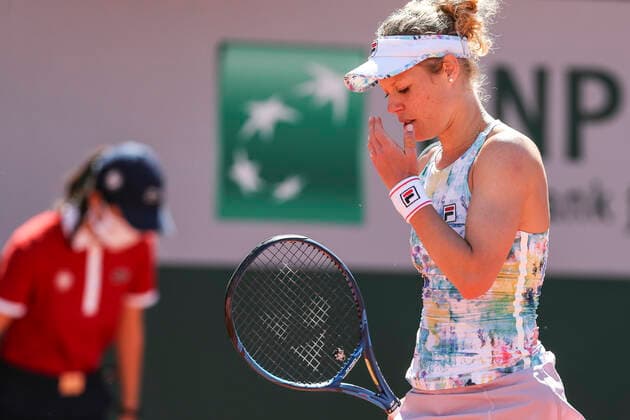 Sport Bilder des Tages TENNIS - French Open 2021 PARIS,FRANCE,31.MAY.21 - TENNIS - WTA, Tennis Damen Tour, French Open, Roland Garros, Grand Slam. Image shows Laura Siegemund (GER).  GEPAxpictures xPatrickxSteiner