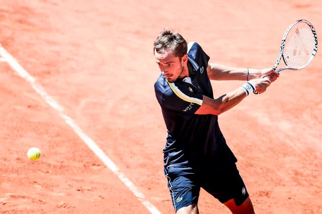 TENNIS - French Open 2021 PARIS,FRANCE,31.MAY.21 - TENNIS - ATP, Tennis Herren World Tour, French Open, Roland Garros, Grand Slam. Image shows Daniil Medvedev (RUS).  GEPAxpictures xPatrickxSteiner