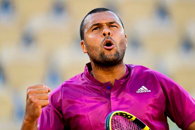 Jo Wilfried Tsonga (Fra) TENNIS : Internationaux de France Roland Garros 2021 - Paris - 31 05 2021 JBAutissier Panoramic 