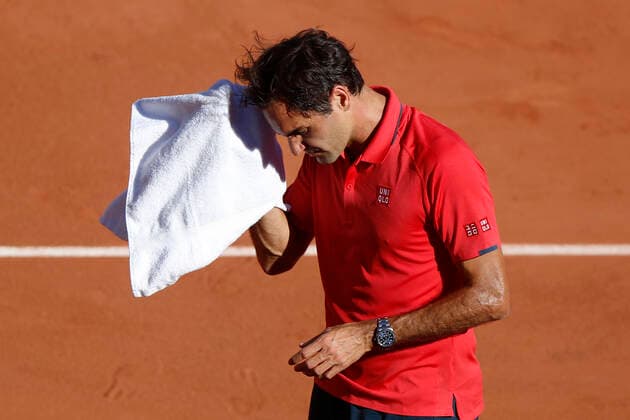 Roger Federer - Roland Garros Roger Federer of Switzerland during his 6-2 6-4 6-3 victory over Dennis Istomin of Uzbekistan in the first round of the men™s singles at Roland Garros on May 31, 2021 in Paris, France. Paris France taamallah-notitle210531_npFBw  Copyright: xMehdixTaamallahx