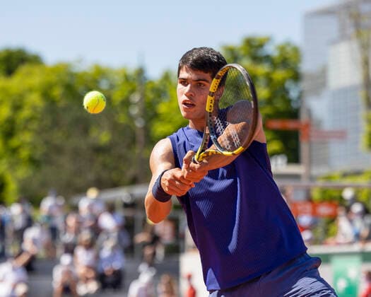 Carlos Alcaraz (ESP) Tennis - French Open 2021 - Grand Slam - Roland Garros - Paris - - France - 31 May 2021. Copyright: xJuergenxHasenkopfx