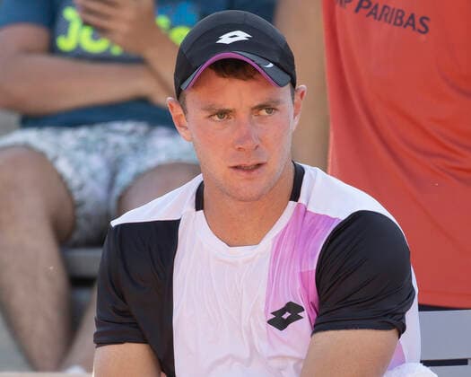 Dominik Koepfer Tennis - French Open 2021 - Grand Slam - Roland Garros - Paris - - France - 31 May 2021. Copyright: xJuergenxHasenkopfx