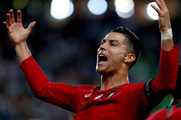 Portugal x Luxembourg - Euro 2020 qualifier football match Portugal s forward Cristiano Ronaldo celebrates after scoring a goal during the Euro 2020 qualifier football match between Portugal and Luxembourg at the Jose Alvalade stadium in Lisbon, Portugal on October 11, 2019. Lisbon Portugal fiuza-portugal191011_np4mX  Copyright: xPedroxFiuzax