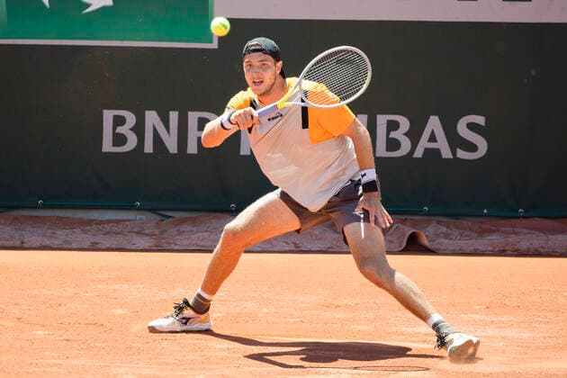 Jan-Lennard Struff (GER) Tennis - French Open 2021 - Grand Slam - Roland Garros - Paris - - France - 1 June 2021. Copyright: xJuergenxHasenkopfx