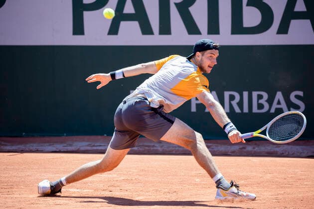 Jan-Lennard Struff (GER) Tennis - French Open 2021 - Grand Slam - Roland Garros - Paris - - France - 1 June 2021. Copyright: xJuergenxHasenkopfx