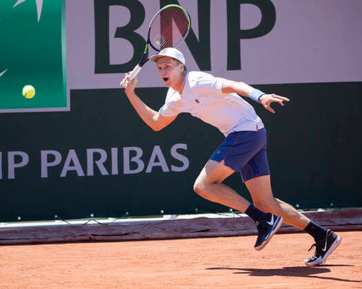 Jenson Brooksby Tennis - French Open 2021 - Grand Slam - Roland Garros - Paris - - France - 1 June 2021. Copyright: xJuergenxHasenkopfx